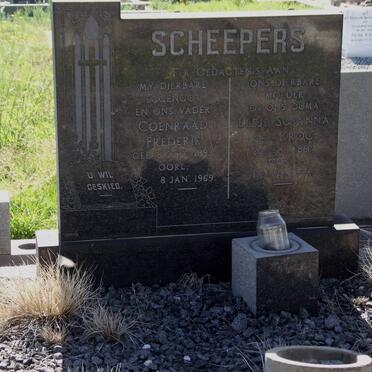 SCHEEPERS Coenraad Frederick 1893-1969 &amp; Elsje Susanna KROG 1887-1969