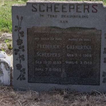 SCHEEPERS Frederick 1899-1963 &amp; Catherina 1900-1980