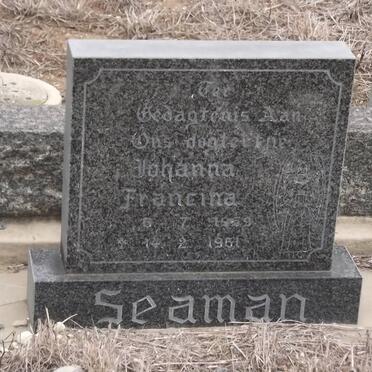 SEAMAN Johanna Francina 1959-1961