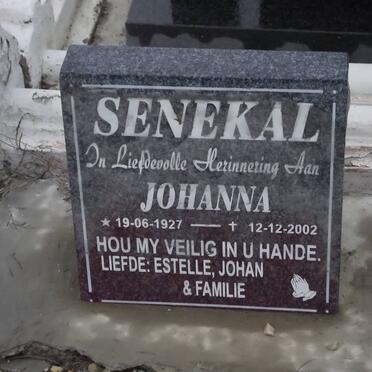 SENEKAL Johanna 1927-2002