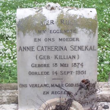 SENEKAL Annie Catherina nee KILLIAN 1874-1951
