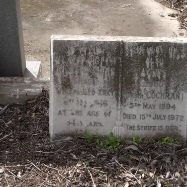 SHARP Richard John -1946 &amp; Agnes COCHRAN 1894-1972