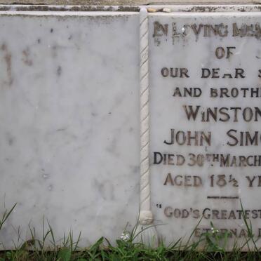 SIMON Winston John -1953