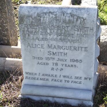 SMITH Ernest Robert -1951 &amp; Alice Marguerite -1965