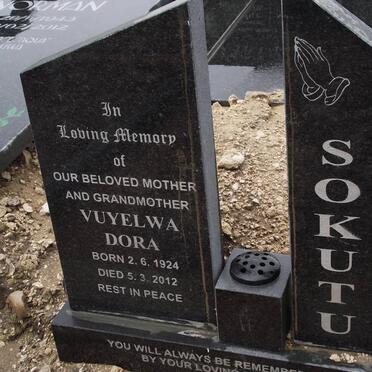 SOKUTU Vuyelwa Dora 1924-2012