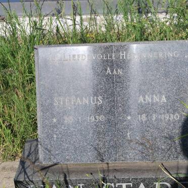 STADEN Stephanus, van 1930- &amp; Anna 1930-