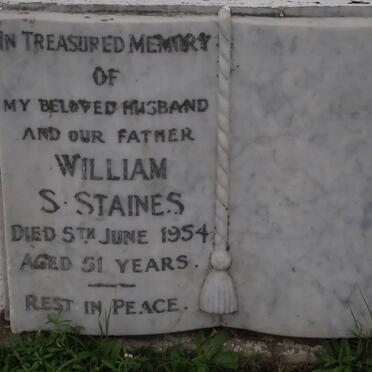 STAINES William S. -1954