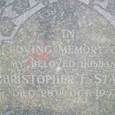 STANGE Christopher F. -1953