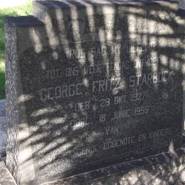 STARBUCK George Fritz 1927-1955