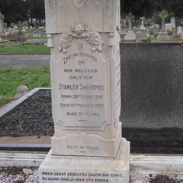 SWANEPOEL Stanley 1916-1937