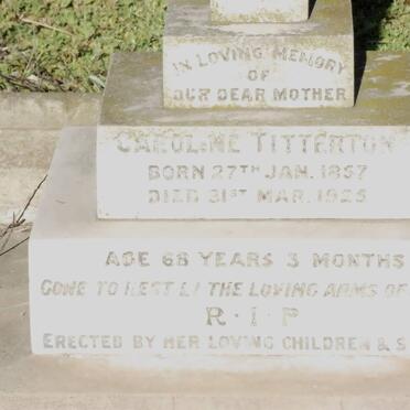 TITTERTON Caroline 1857-1925