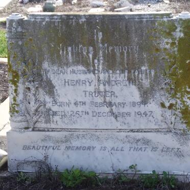 TRUTER Henry Andrew 1894-1947