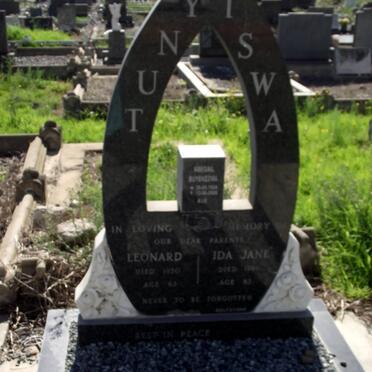 TUNYISWA Leonard -1950 &amp; Ida Jane -1961