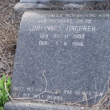 UNGERER Johannes 1902-1966