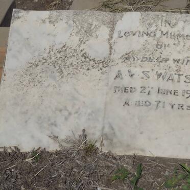 WATSON A.V.S. -1935