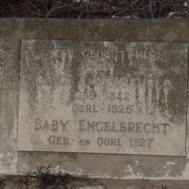 WELGEMOED A. 1842-1925 :: ENGELBRECHT -1927
