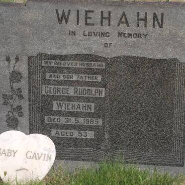 WIEHAHN George Rudolph -1965