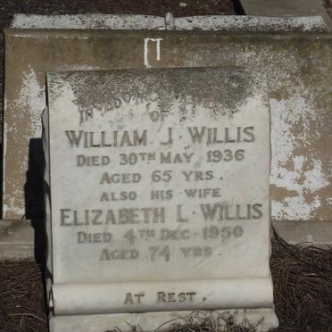 WILLIS William J. -1936 &amp; Elizabeth L. -1950