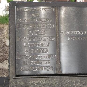 WONG Hazel Belinda nee WILLIAMSON 1913-1943