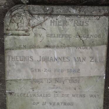 ZYL Theunis Johannes, van 1882-1951
