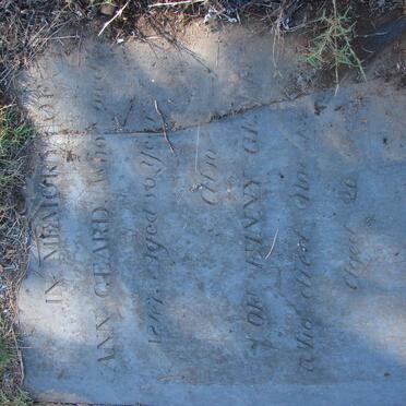 GEARD Ann -1847 :: GEARD Fanny -1851