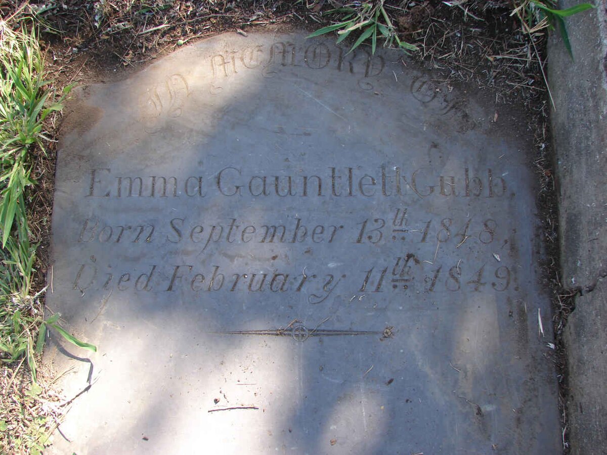 GUBB Emma Gauntlett 1848-1849