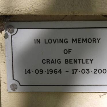 BENTLEY Craig 1964-2009