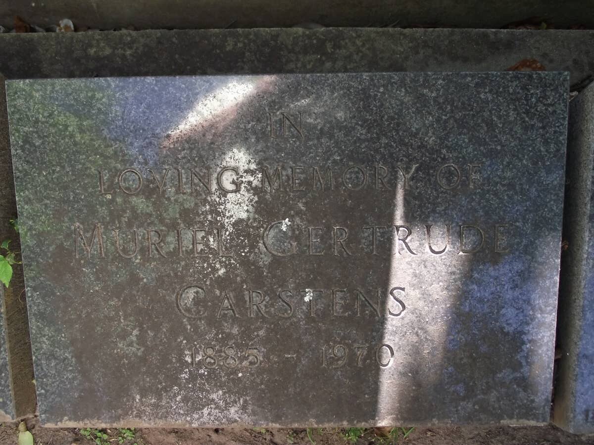 CARSTENS Muriel Gertrude 1885-1970