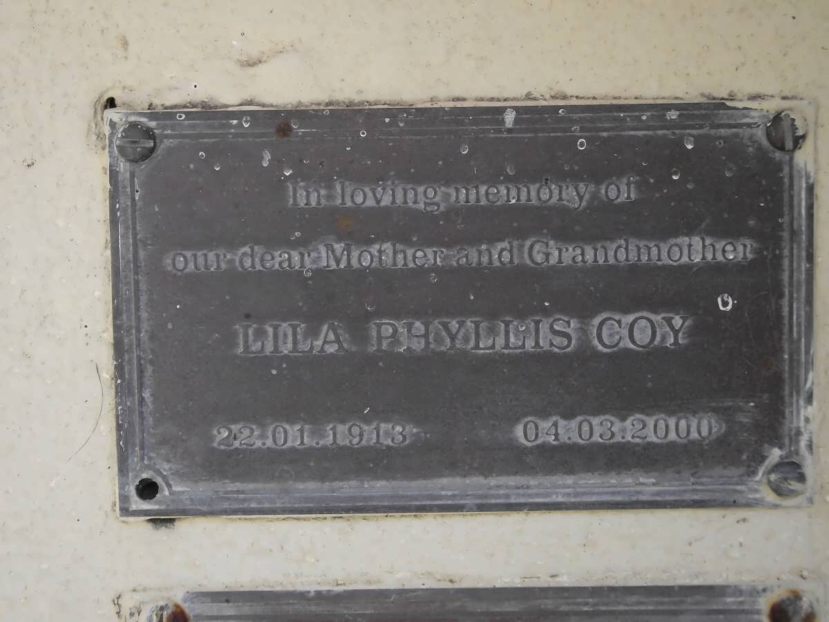 COY Lila Phyllis 1913-2000