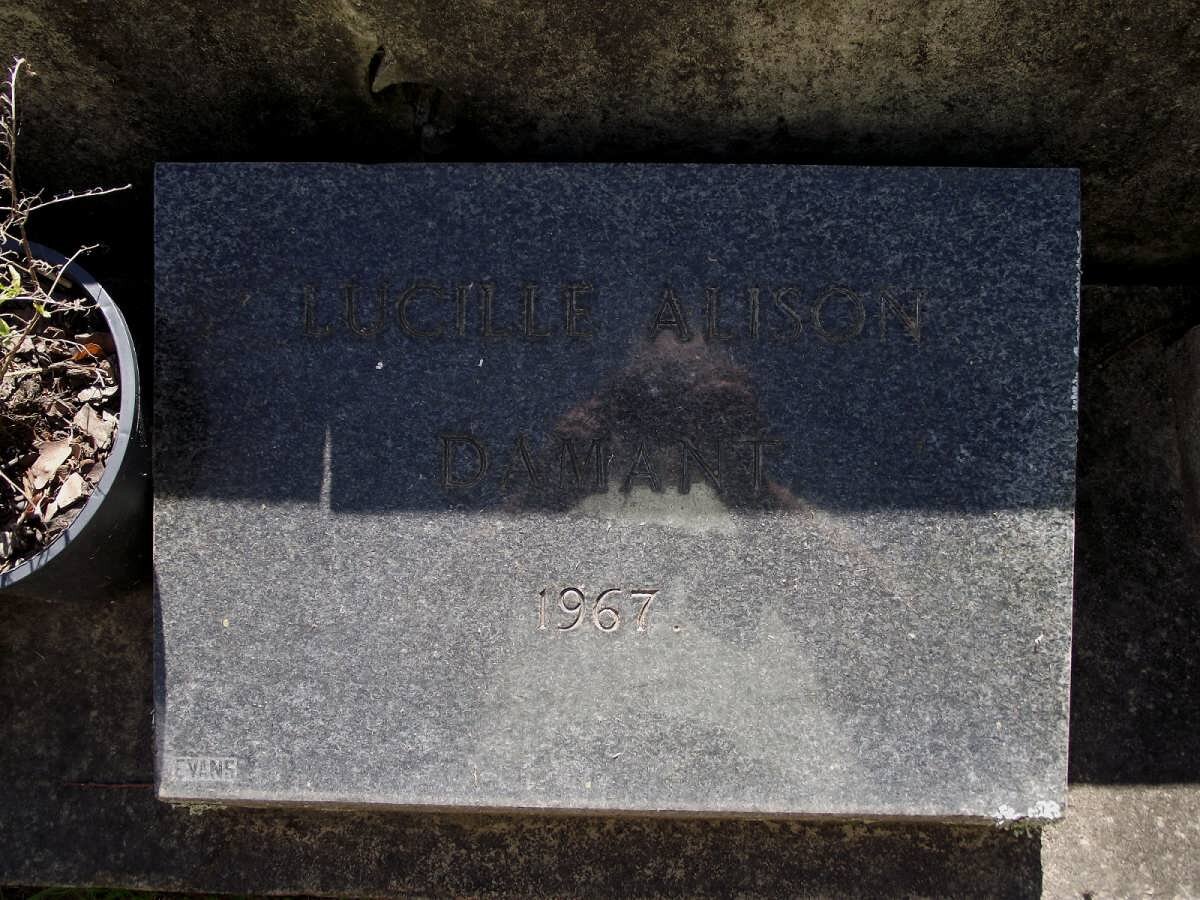 DAMANT Lucille Allison -1967