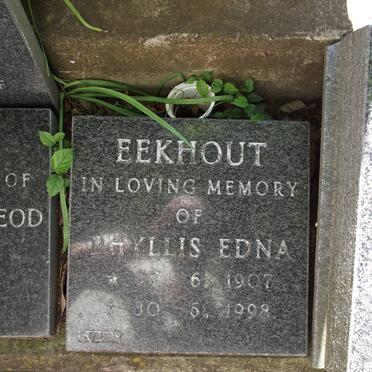EEKHOUT Phyllis Edna 1907-1998