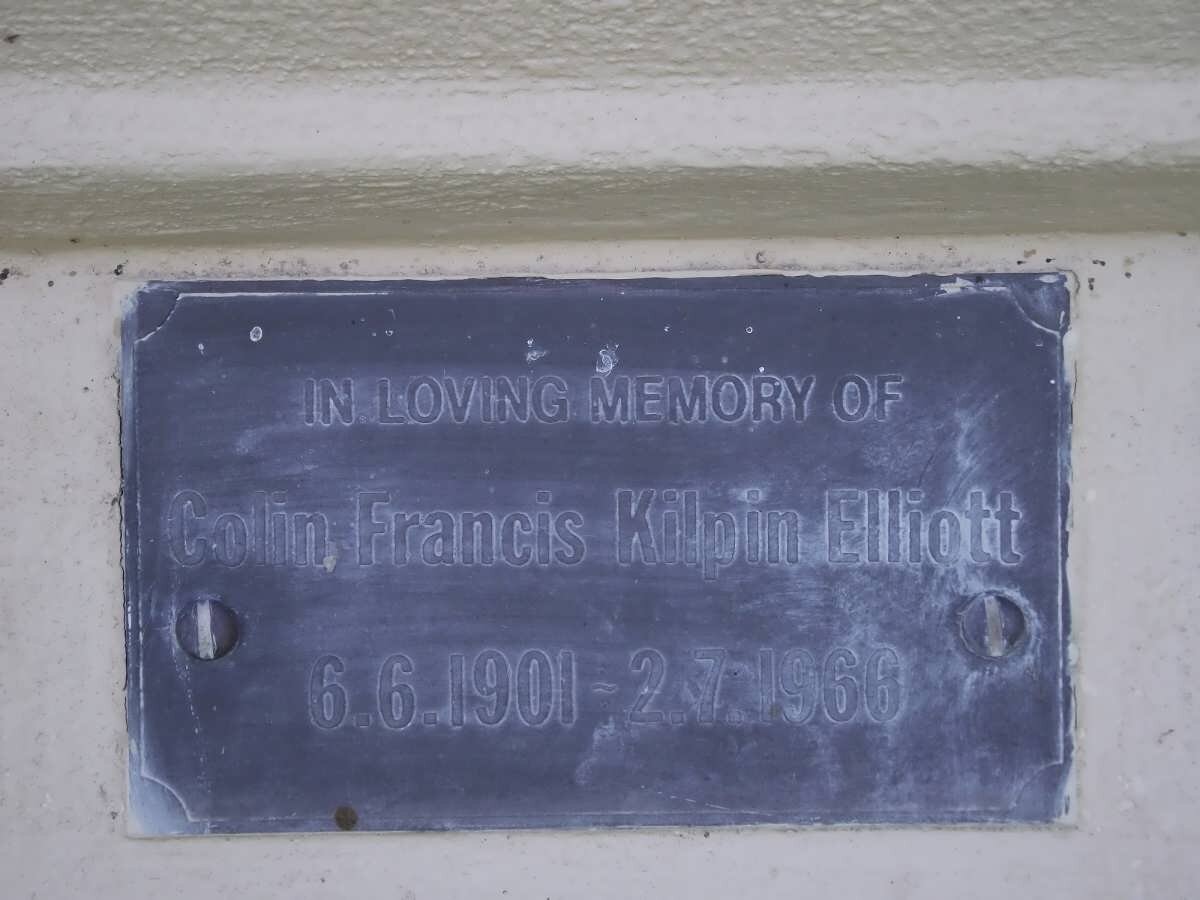 ELLIOTT Colin Frances Kilpin 1901-1966