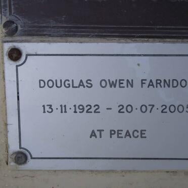 FARNDON Douglas Owen 1922-2005