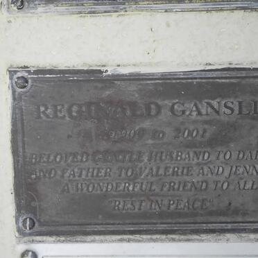 GANSLER Reginald 1909-2001