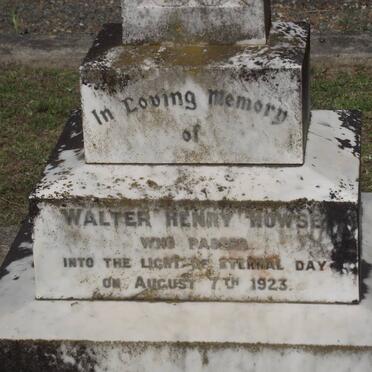 HOWSE Walter Henry -1923