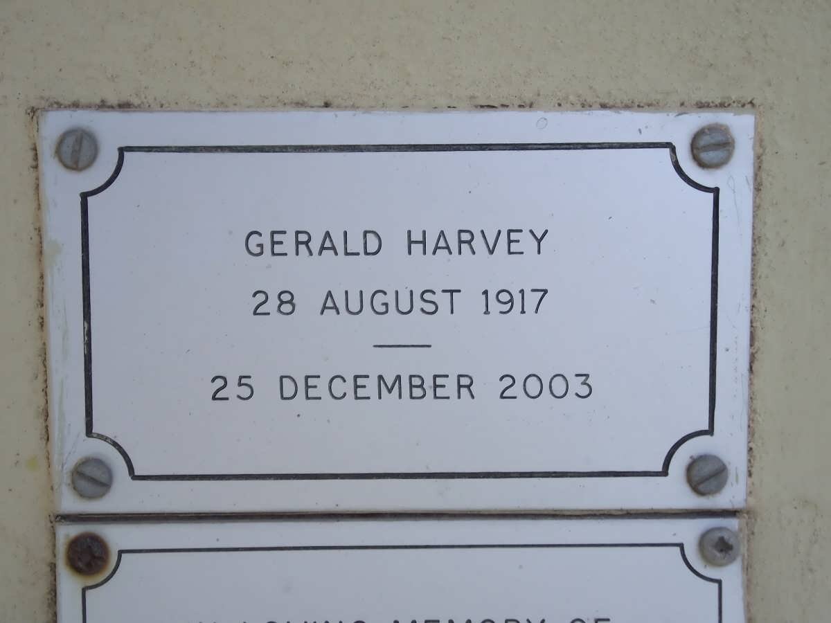 HARVEY Gerald 1917-2003