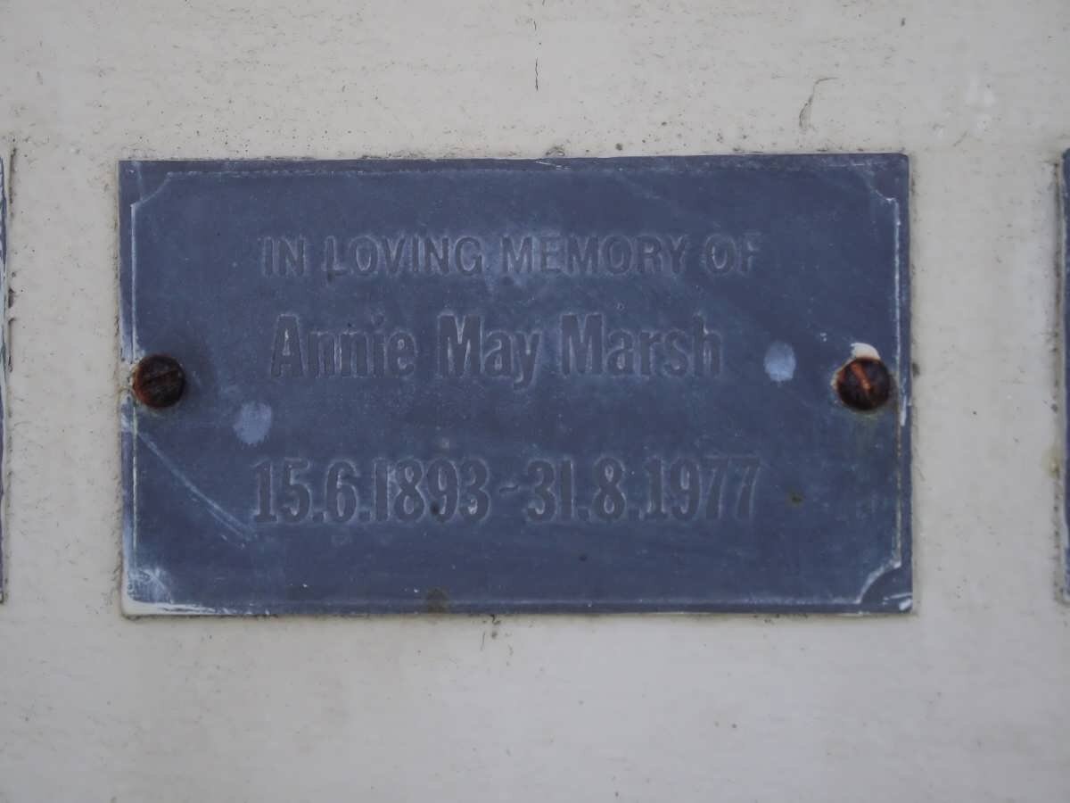 MARSH Annie May 1893-1977
