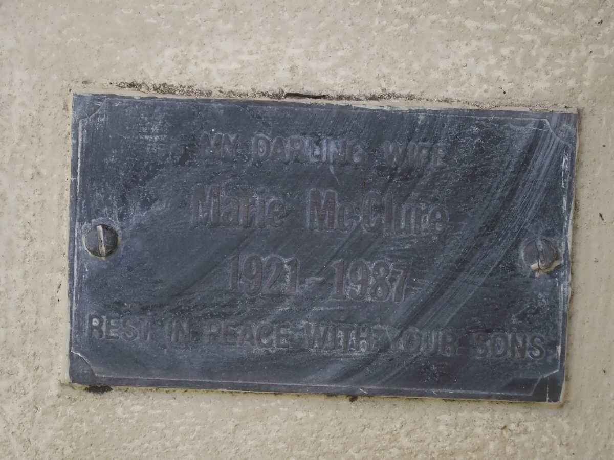 Mc CLURE Marie 1921-1987