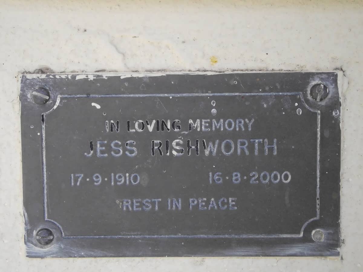 RISHWORTH Jess 1910-2000
