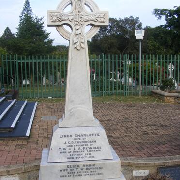 CUNNINGHAM Linda Charlotte nee REYNOLDS 1887-1911 :: REYNOLDS Thomas William -1927 &amp; Eliza 1860-1920