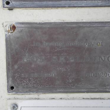 SKELDING Roy 1920-2000