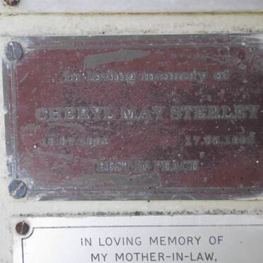 STERLEY Cheryl May 1962-1998