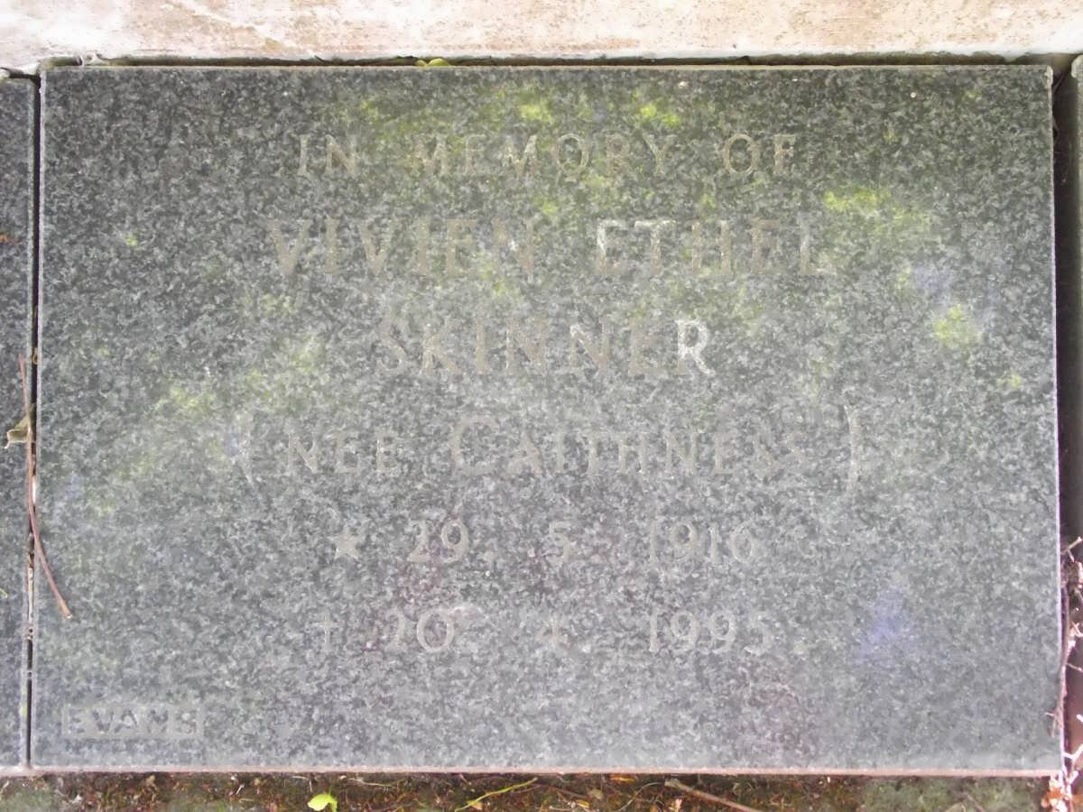 SKINNER Vivien Ethel nee CAITHNESS 1916-1995