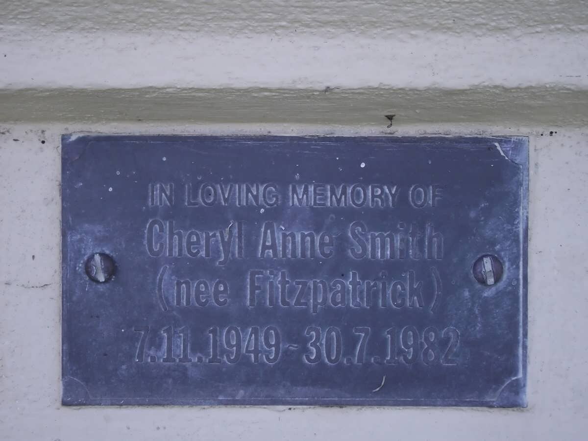 SMITH Cheryl Anne nee FITZPATRICK 1949-1982