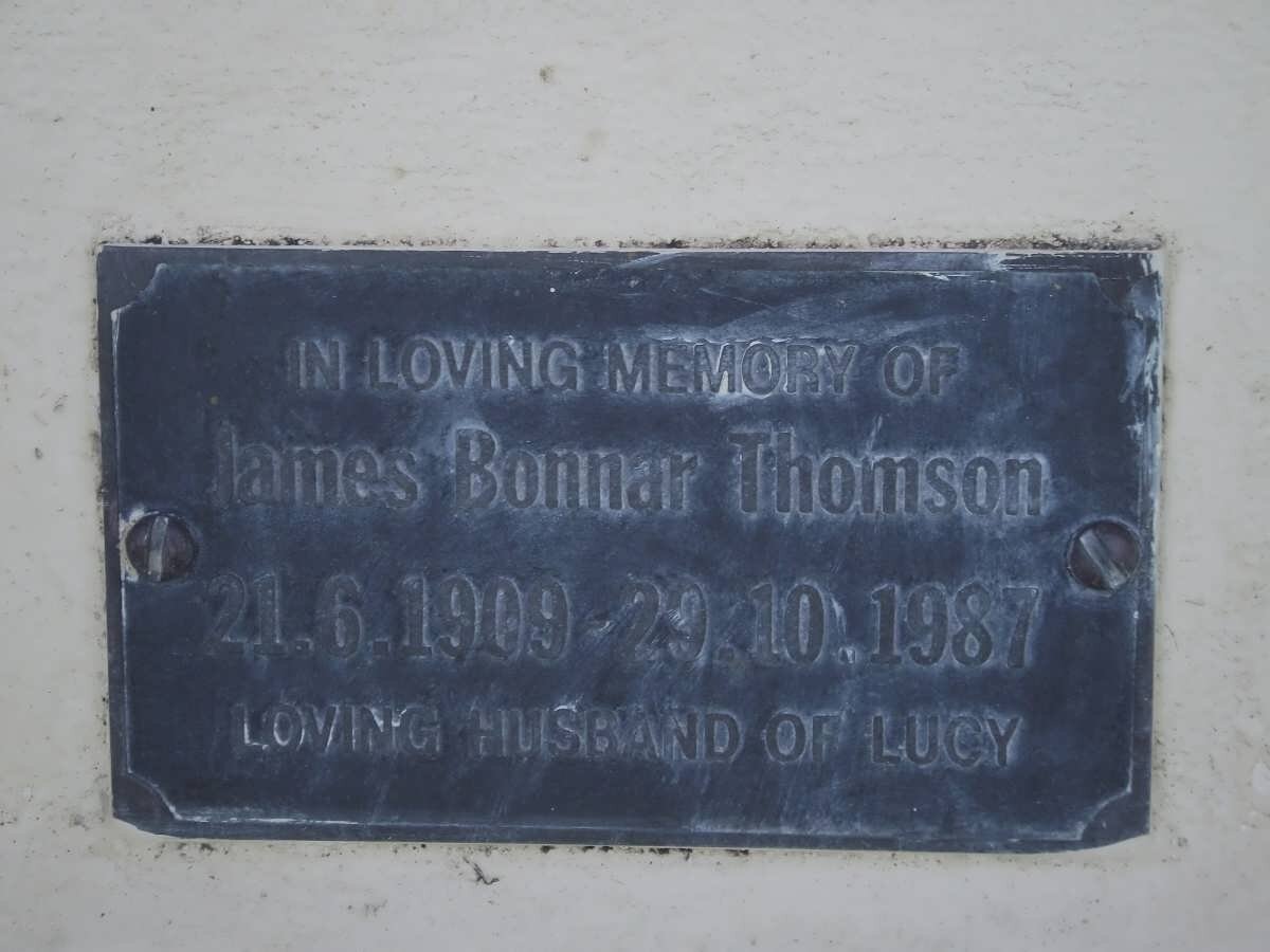 THOMSON James Bonnar 1909-1987