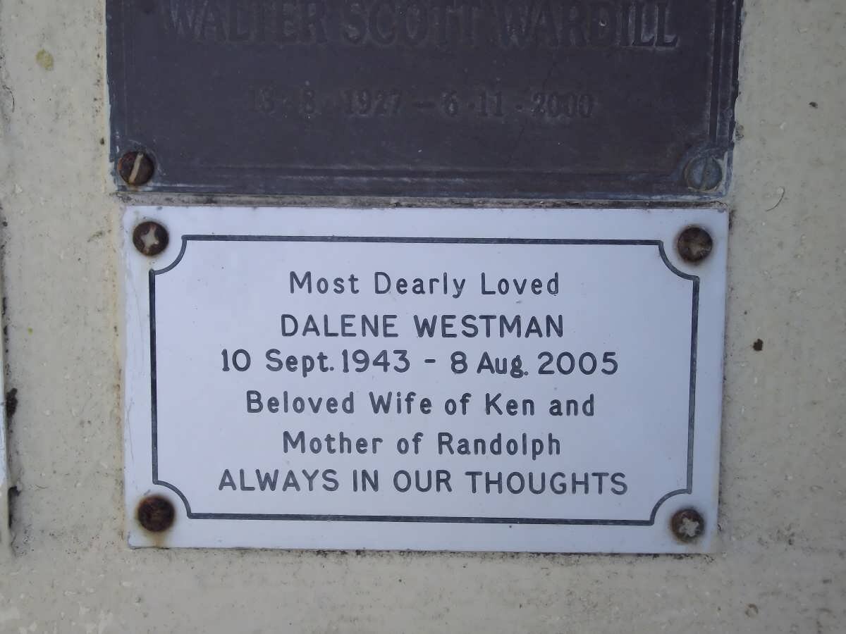 WESTMAN Dalene 1943-2005
