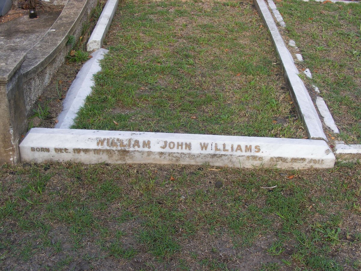 WILLIAMS William John 1877-1911