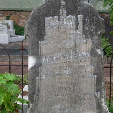 DICKINSON John -1890 &amp; Sarah :: STOKES Susan nee DICKINSON :: ? Emily