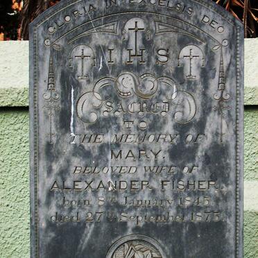 FISHER Mary 1845-1875