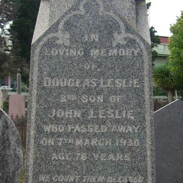 LESLIE Douglas -1930